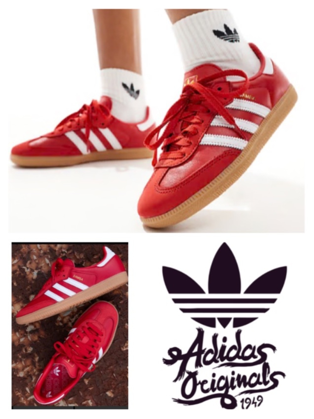 Adidas SAMBA OG SHOES in ‘better scarlet” (7)